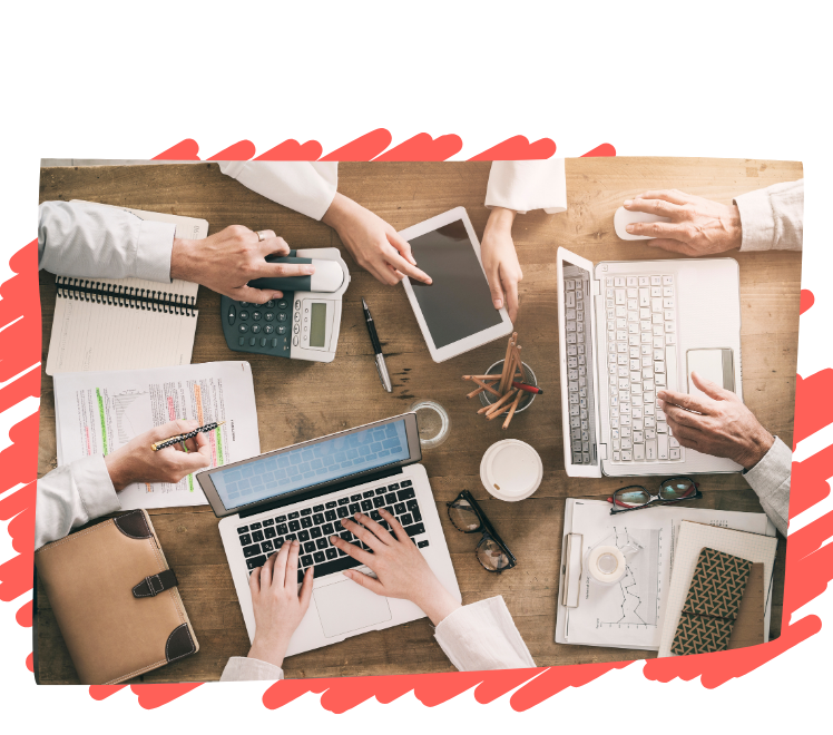 A diverse team of digital marketing professionals from Veidixa, representing various skills and expertise.